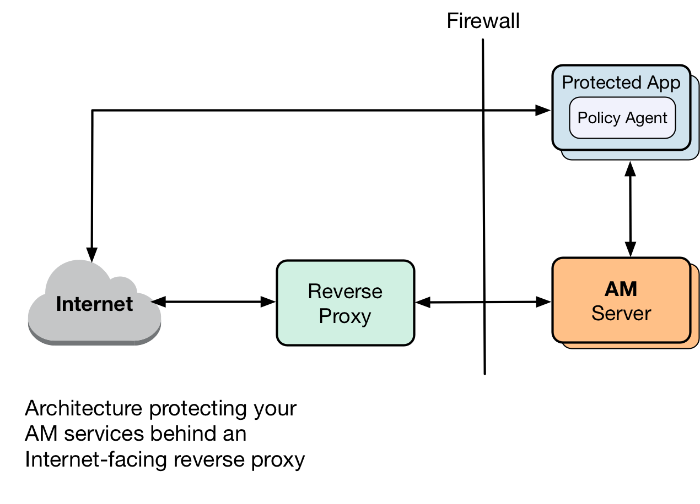 Exposing only a reverse proxy to the Internet