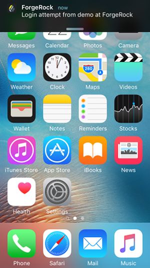 Push notification when unlocked and app closed