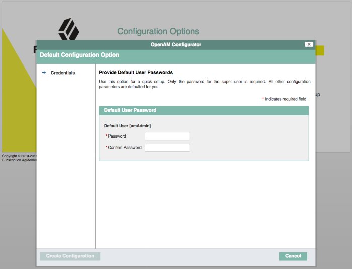AM default configuration