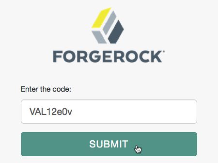 OAuth 2.0 user code.