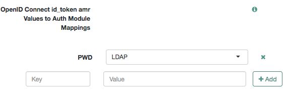 Mapping Authentication Modules to amr Identifiers