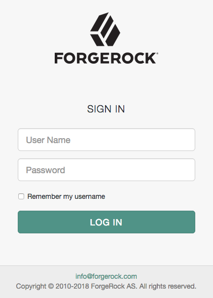 AM Login Page