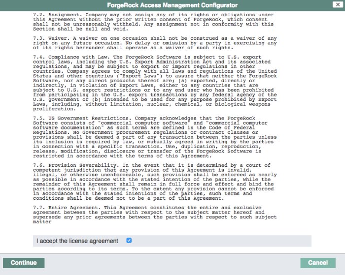 AM License Agreement