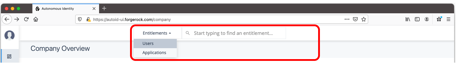admin search box