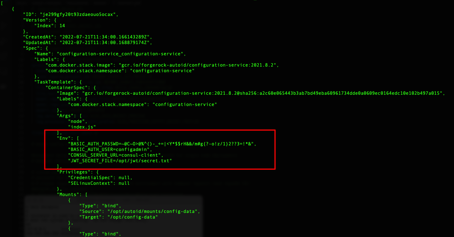 docker inspect