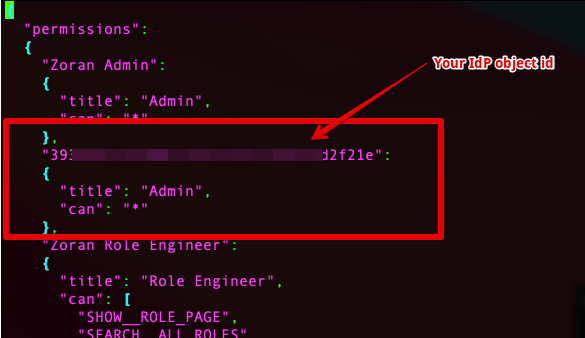 local and sso permissions