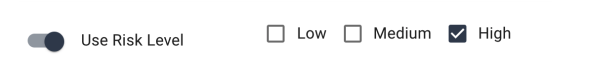 iga risk level filter