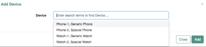 Assigning a Device to a User