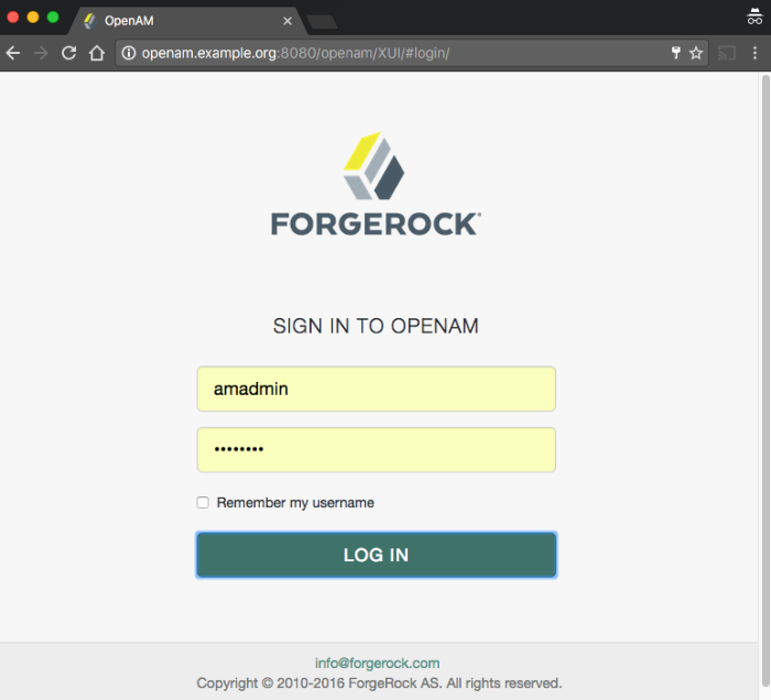 AM first login