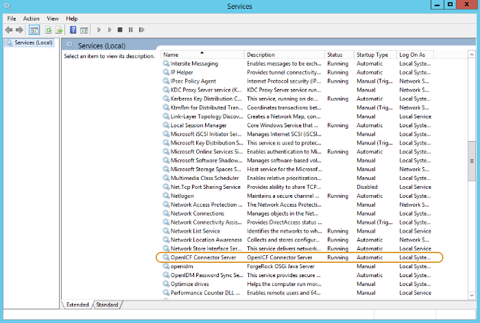 .Net Connector Server as Windows Service