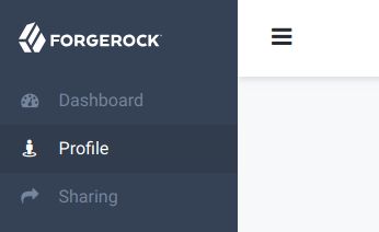 Icons in the Left-Pane of the End User UI