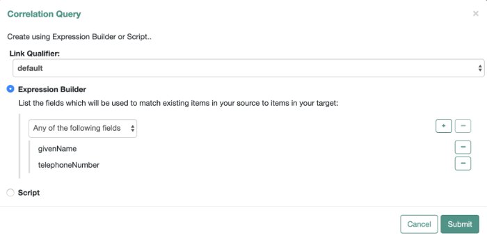Admin UI Expression Builder