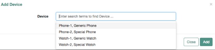 Assigning a Device to a User