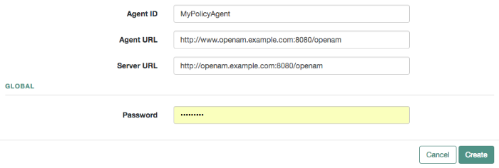 Creating a new agent profile