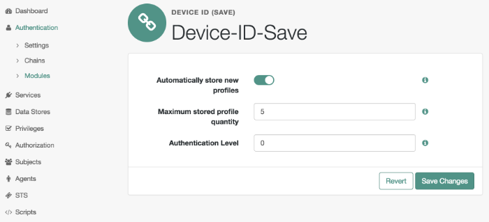 Device ID (Save)
