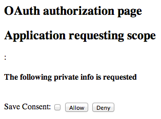 OpenAM presenting authorization decision page to resource owner