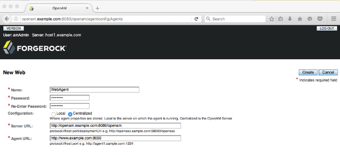 New Web Agent Profile