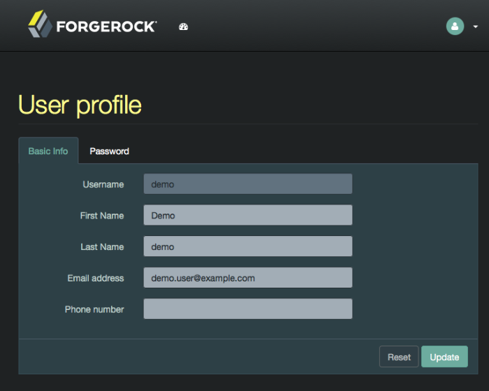 XUI with the dark theme applied.