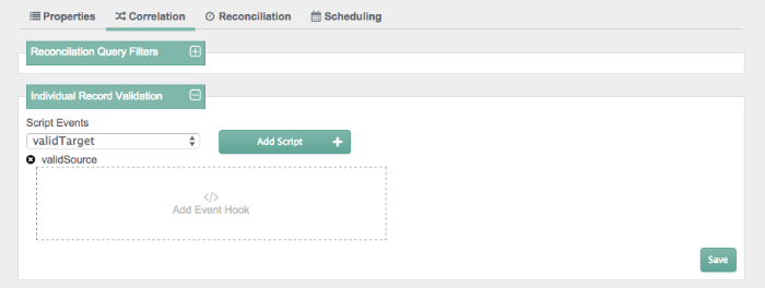Admin UI Screen, Individual Record Validation