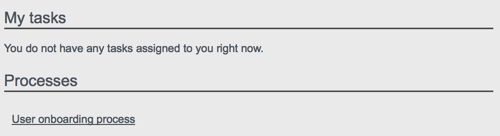 Processes available to user.1