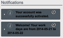 Notifications for newly activated user