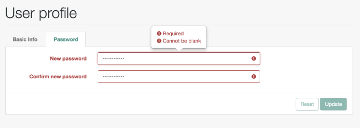 Change Your Password