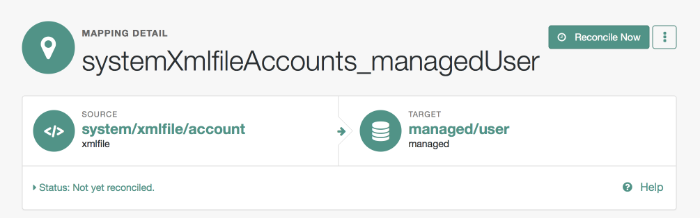 OpenIDM Admin UI Mappings with Sample 1