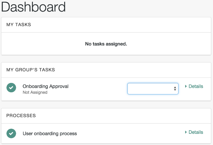 Approval task in group queue