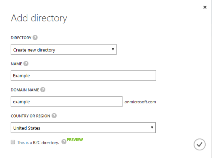 New Azure AD Admin User