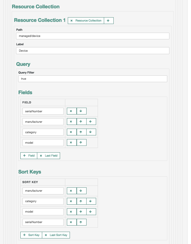 User Relationship Resource Collection