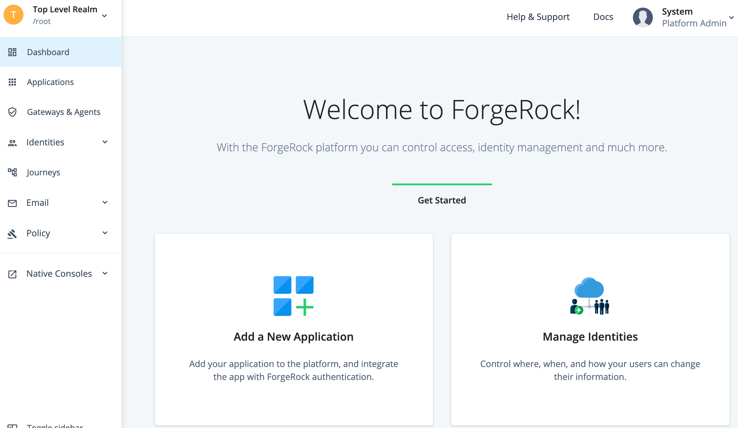 Admin UI